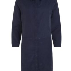 Auslauf ???? Bekleidung Elkline Cord Kleid Mary-Anne In Darkblue Günstig Kaufen ????