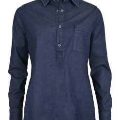 Angebote ???? Bekleidung Elkline Denim ???? Shirt Classic In Darkdenim Günstig Kaufen ????