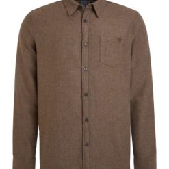 Großhandel ✔️ Bekleidung Elkline Flanellhemd Frischling In Brownmelange Günstig Kaufen ????