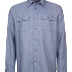 Bester Verkauf ???? Bekleidung Elkline Flanellhemd Woodfellows In Bluemelange Günstig Kaufen ⭐