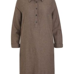 Bestes Angebot ⭐ Bekleidung Elkline Flanellkleid International In Brownmelange Günstig Kaufen ✨