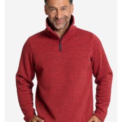 Billig ???? Bekleidung Elkline Fleecepullover Rewind  In Red Günstig Kaufen ???? -elkline-shop elkline fleecepullover rewind in red 1