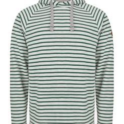 Angebote ✔️ Bekleidung Elkline Hoodie Memo In White-mossgreen Günstig Kaufen ❤️