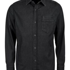 Angebote ???? Bekleidung Elkline ???? Jeanshemd Raw In Blackdenim Günstig Kaufen ????