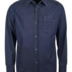 Rabatt ???? Bekleidung Elkline ???? Jeanshemd Raw In Darkdenim Günstig Kaufen ????