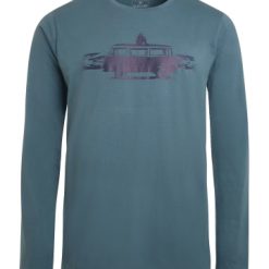 Am billigsten ???? Bekleidung Elkline Langarmshirt Fernweh In Goblinblue Günstig Kaufen ⌛