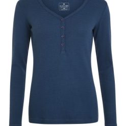 Angebote ???? Bekleidung Elkline Langarmshirt Heyday In Bluemelange Günstig Kaufen ????