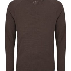 Bester Verkauf ???? Bekleidung Elkline Langarmshirt Longsleeve Enganliegend In Brownmelange Günstig Kaufen ????