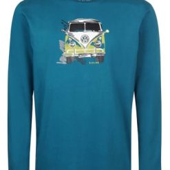 Coupon ???? Bekleidung Elkline Longsleeve "Lange Dabei" In Blau Günstig Kaufen ????