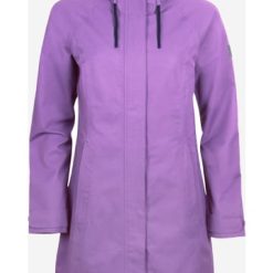 Neu ???? Outdoor & Sport Elkline Regenmantel "Feel Good" In Lila Günstig Kaufen ✔️