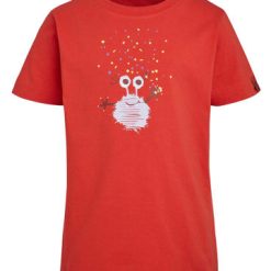 Bester Verkauf ???? Bekleidung Elkline ???? Shirt "Monsterchen" In Orange Günstig Kaufen ????