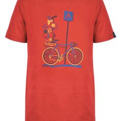 Am billigsten ⌛ Bekleidung Elkline ???? Shirt "Zeltplatz" In Orange Günstig Kaufen ❤️