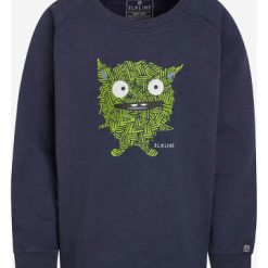 Billig ✔️ Bekleidung Elkline Sweatshirt "Big Eyes" In Dunkelblau Günstig Kaufen ????