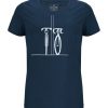 Budget ✨ Bekleidung Elkline T-Shirt Couple Bike In Darkblue Günstig Kaufen ???? -elkline-shop elkline t shirt couple bike in darkblue