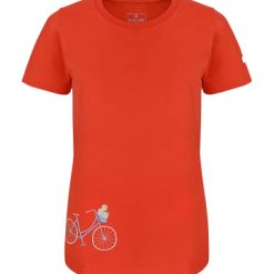 Am billigsten ❤️ Bekleidung Elkline T-Shirt Flower Bike In Mandarin Günstig Kaufen ????
