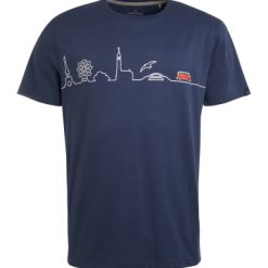 Großhandel ???? Bekleidung Elkline T-Shirt In 81 Tagen In Darkblue Günstig Kaufen ????