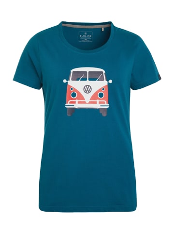 Elkline T-Shirt Kult VW T1 in blue coral günstig kaufen Aktion ???? Bekleidung Elkline T-Shirt Kult VW T1 In Blue Coral Günstig Kaufen ✔️ -elkline-shop elkline t shirt kult vw t1 in blue coral