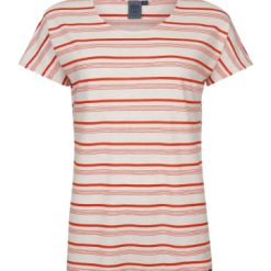 Bestpreis ???? Bekleidung Elkline T-Shirt Little Cream In White-red Günstig Kaufen ⌛