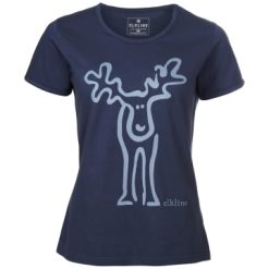 Top 10 ???? Bekleidung Elkline T-Shirt Rudolfine In Darkblue - Ashblue Günstig Kaufen ????