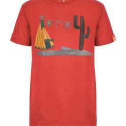 Am billigsten ???? Bekleidung Elkline T-Shirt Tipi In Mandarin Günstig Kaufen ????