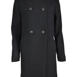 Rabatt ???? Bekleidung Elkline Wollmantel Gute Wolle In Black Günstig Kaufen ????